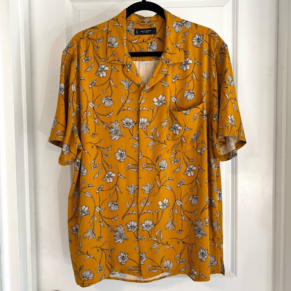 Lucky Brand floral relaxed fit shirt